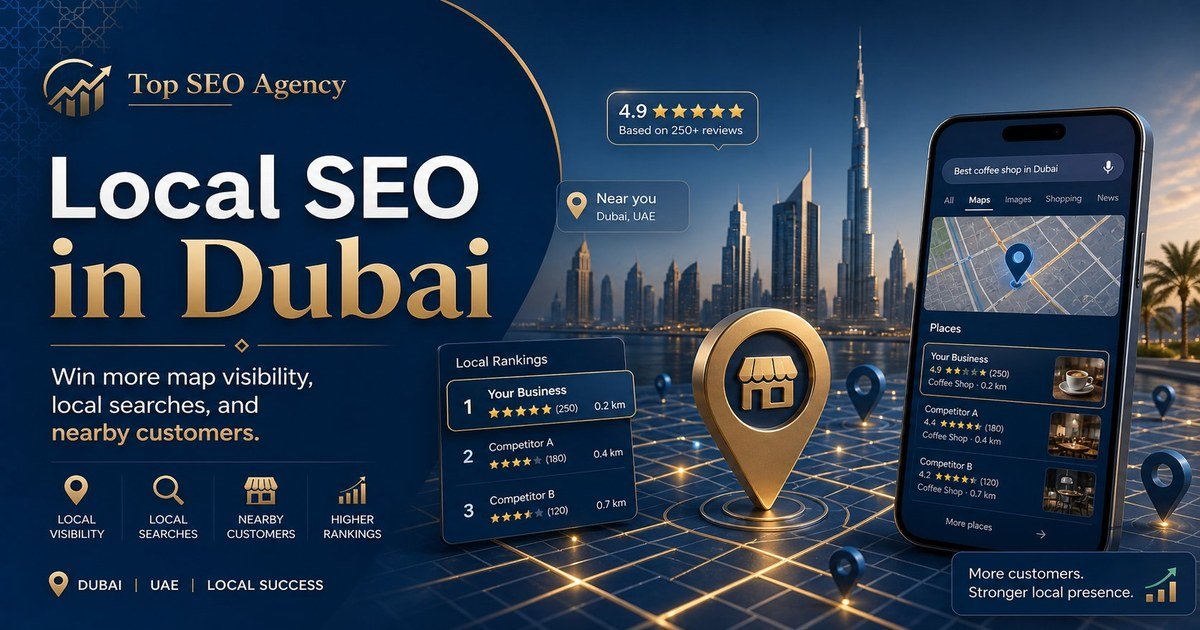 Local SEO in Dubai — Win More Google Maps Visibility, Local Searches and Nearby Customers in UAE